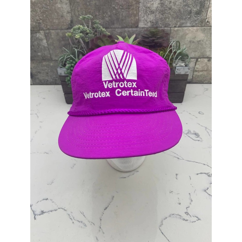 Vtg Vetrotex Nylon Hat